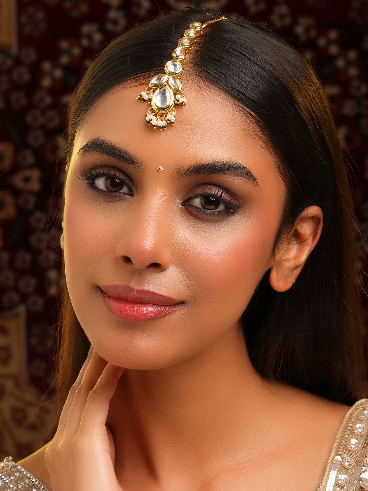 Ruby Raang Roshni Maang Tikka - Distacart