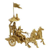 Thumbnail for Artvarko Mahabharat Geeta Arjun Chariot Idol - Distacart