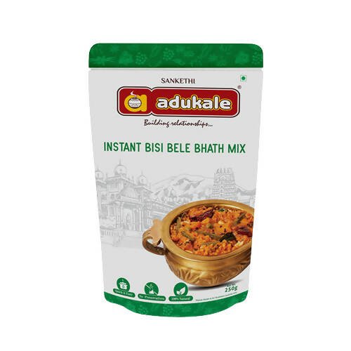 Adukale Instant Bisi Bele Bhath Mix - Distacart