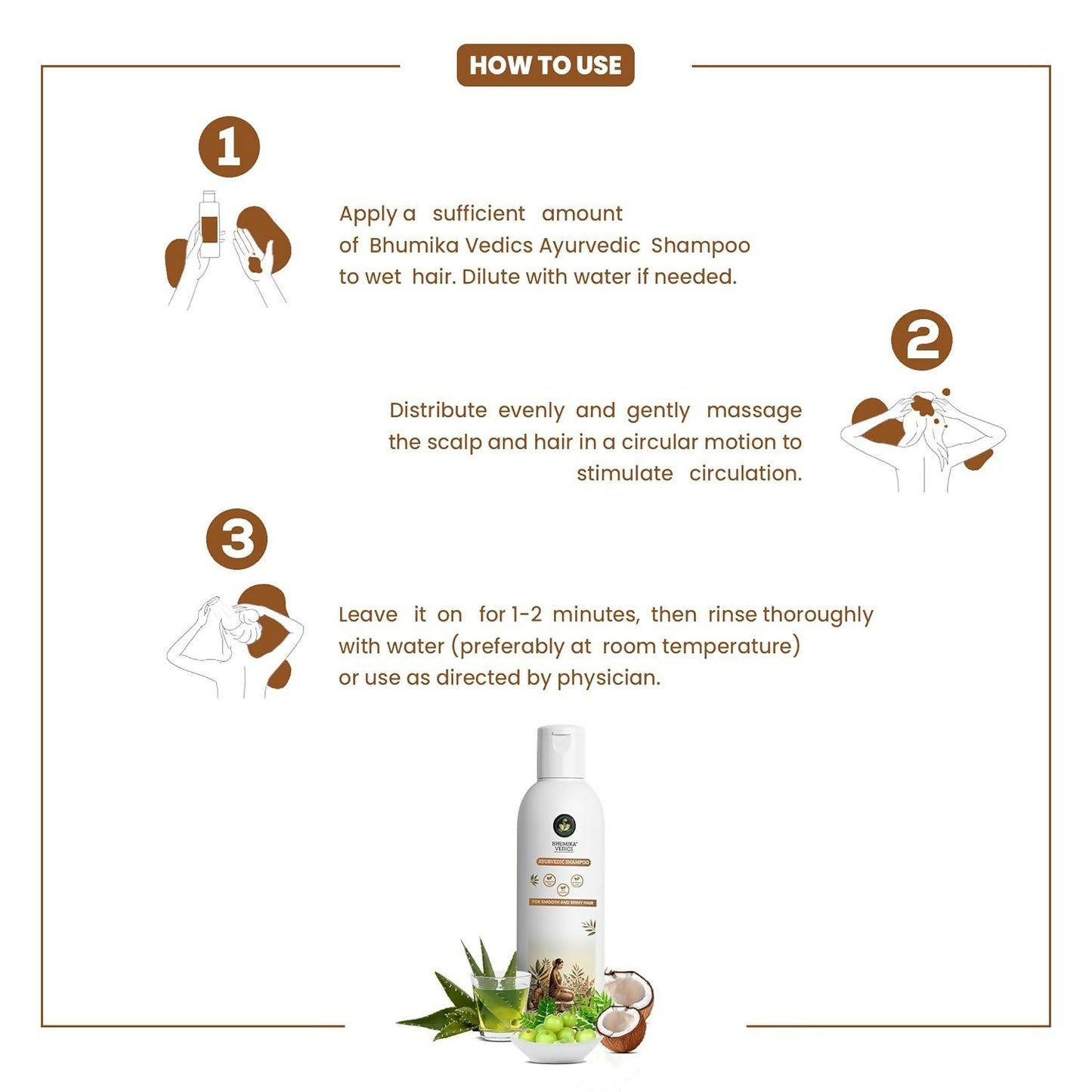 Bhumika Vedics Ayurvedic Shampoo - Distacart