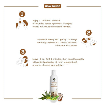Bhumika Vedics Ayurvedic Shampoo - Distacart