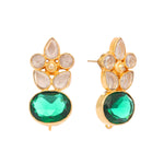 Thumbnail for Nuyug 22K Gold Plated Verdant Bloom Studs