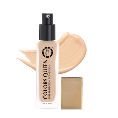 Colors Queen Pure Perfection Foundation – 02 Rose Blush - Distacart