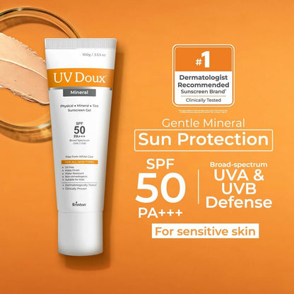 Brinton UV Doux Mineral Sunscreen SPF 50 PA+++ - Dista
