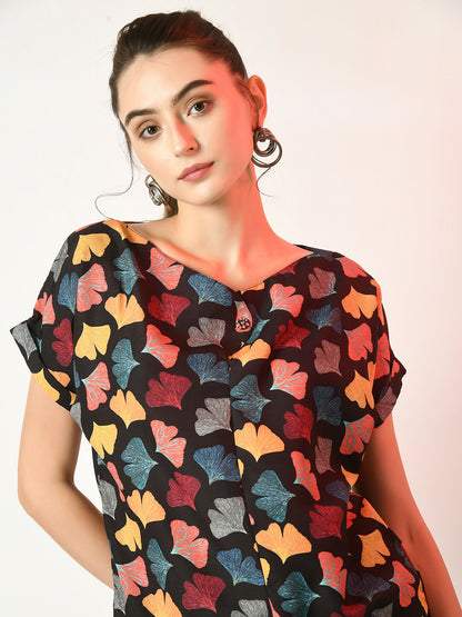 Myshka Women's Multi Printed Top - Distacart