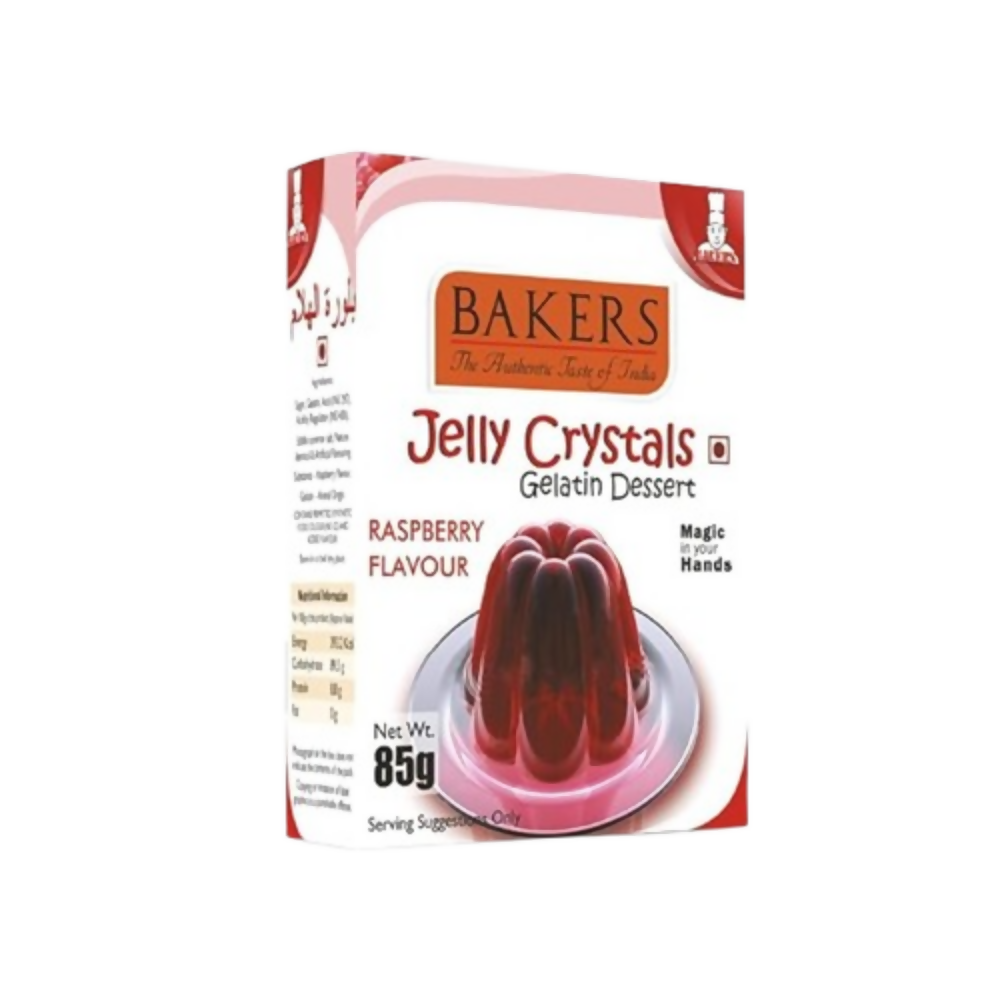 BAKERS Jelly Crystals (Gelatin Dessert) - Raspberry - Dista