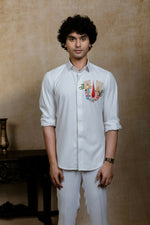 Thumbnail for 4Way White Chitra Srinivasa Shirt By Hilo Design