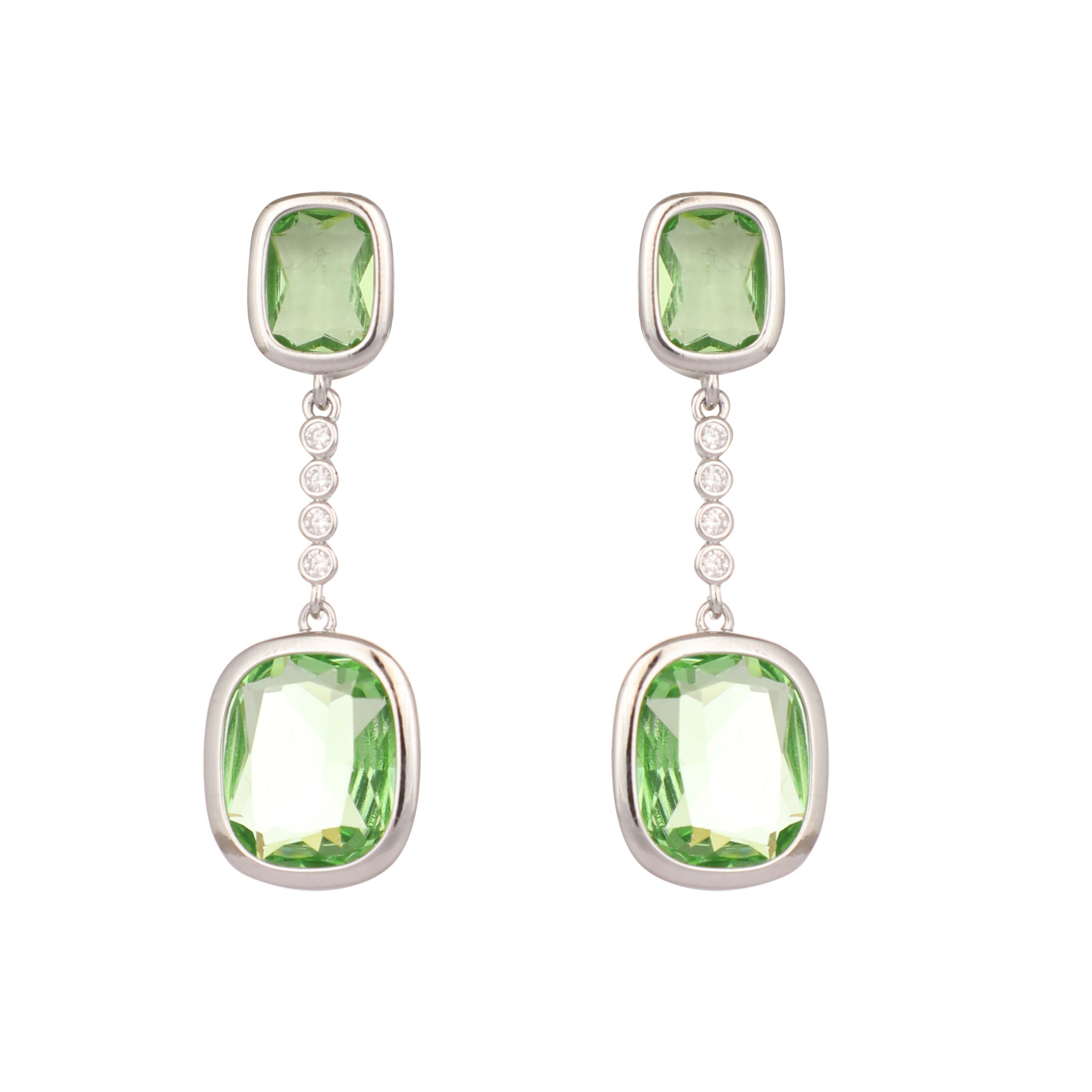 Nuyug Green Luxe Cascades Anti Tarnish Earrings