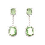 Thumbnail for Nuyug Green Luxe Cascades Anti Tarnish Earrings