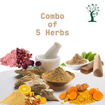 Thumbnail for Etheric Face Pack Combo – Sandal, Rose, Orange Peel & Kasturi Turmeric Mask - Dista