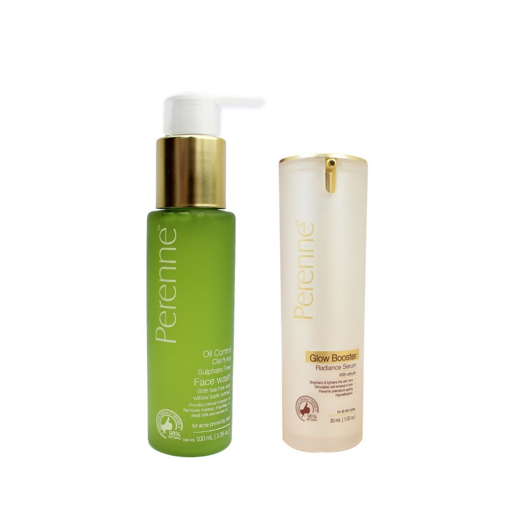 Perenne Radiance Combo For Acne Prone And Sensitive Skin - Distacart