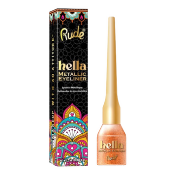 Rude Cosmetics Hella Metallic Eyeliner - Amber - Distacart