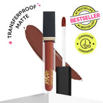 Thumbnail for Nykaa Matte To Last ! Transferproof Liquid Lipstick - Chai -18 - Dista