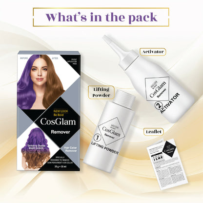 Cosglam Hair Highlighter Remover - White - Distacart