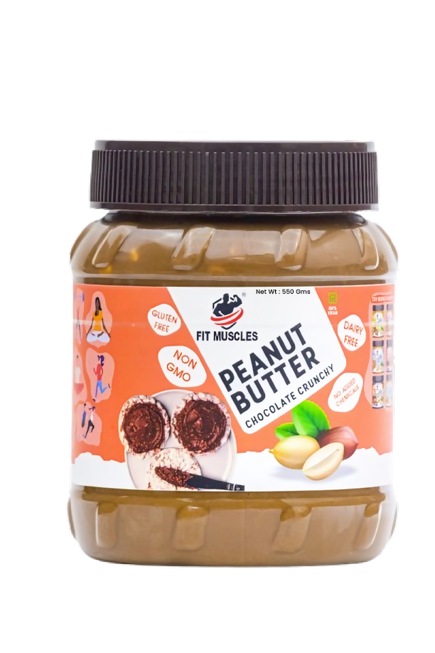 Fit Muscles Original Classic Peanut Butter Crunchy - with Rich Protein