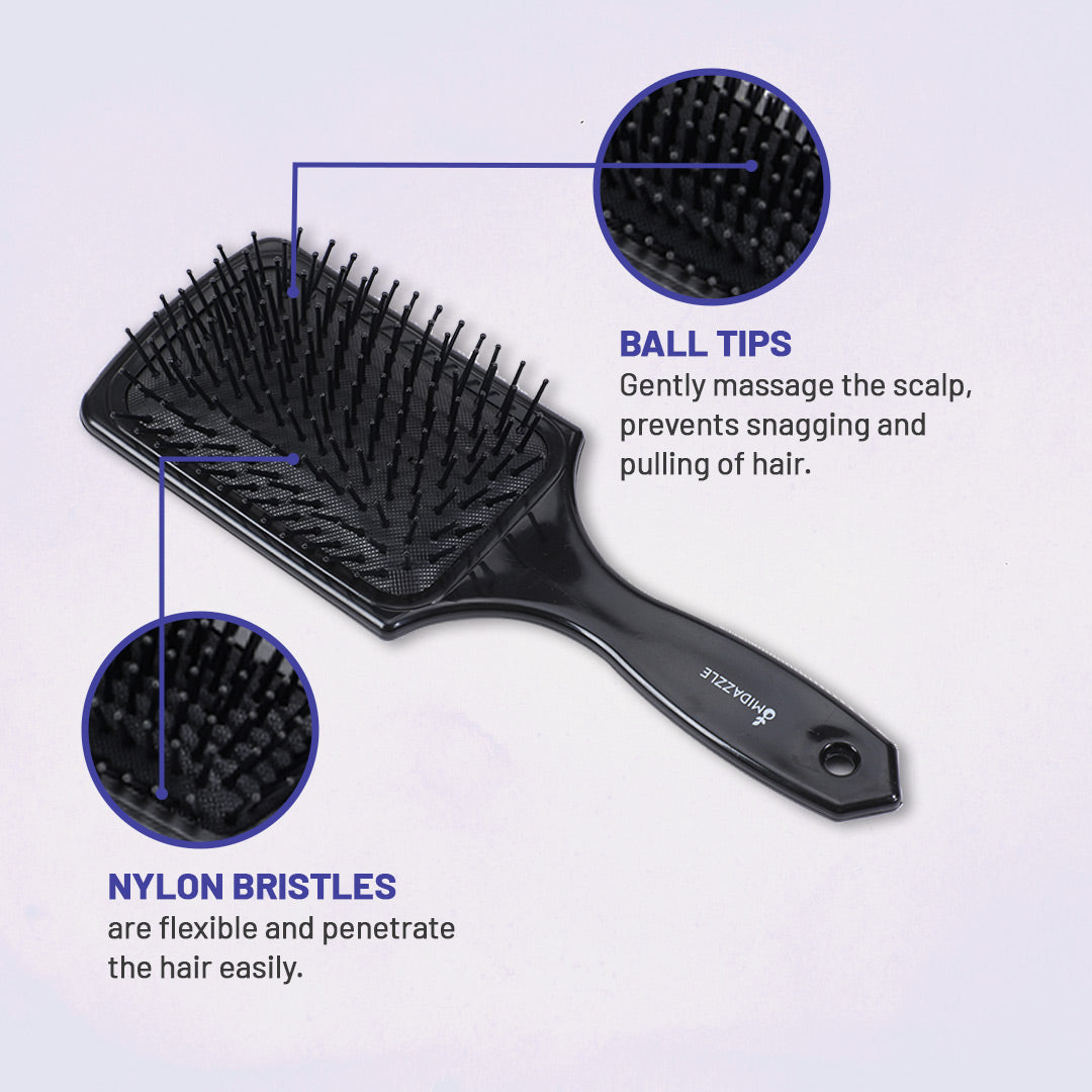 MiDazzle Hair Brush (Arctic) MIHB0011 - Distacart