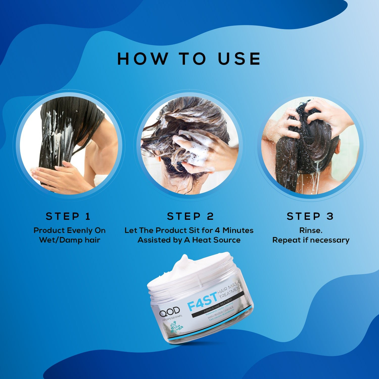 QOD Professional F4ST Hair Mask Treatment - Distacart