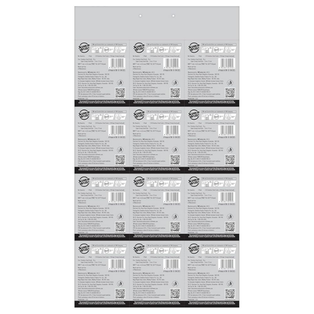 Scotch-Brite Steel Ball and Super Strong - Pack of 6 - Dista