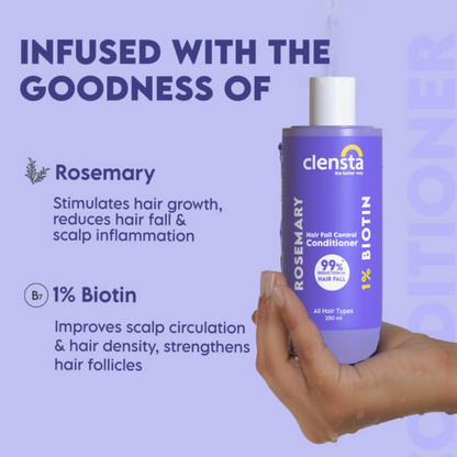 Clensta Rosemary Hair Fall Control Conditioner - Distacart