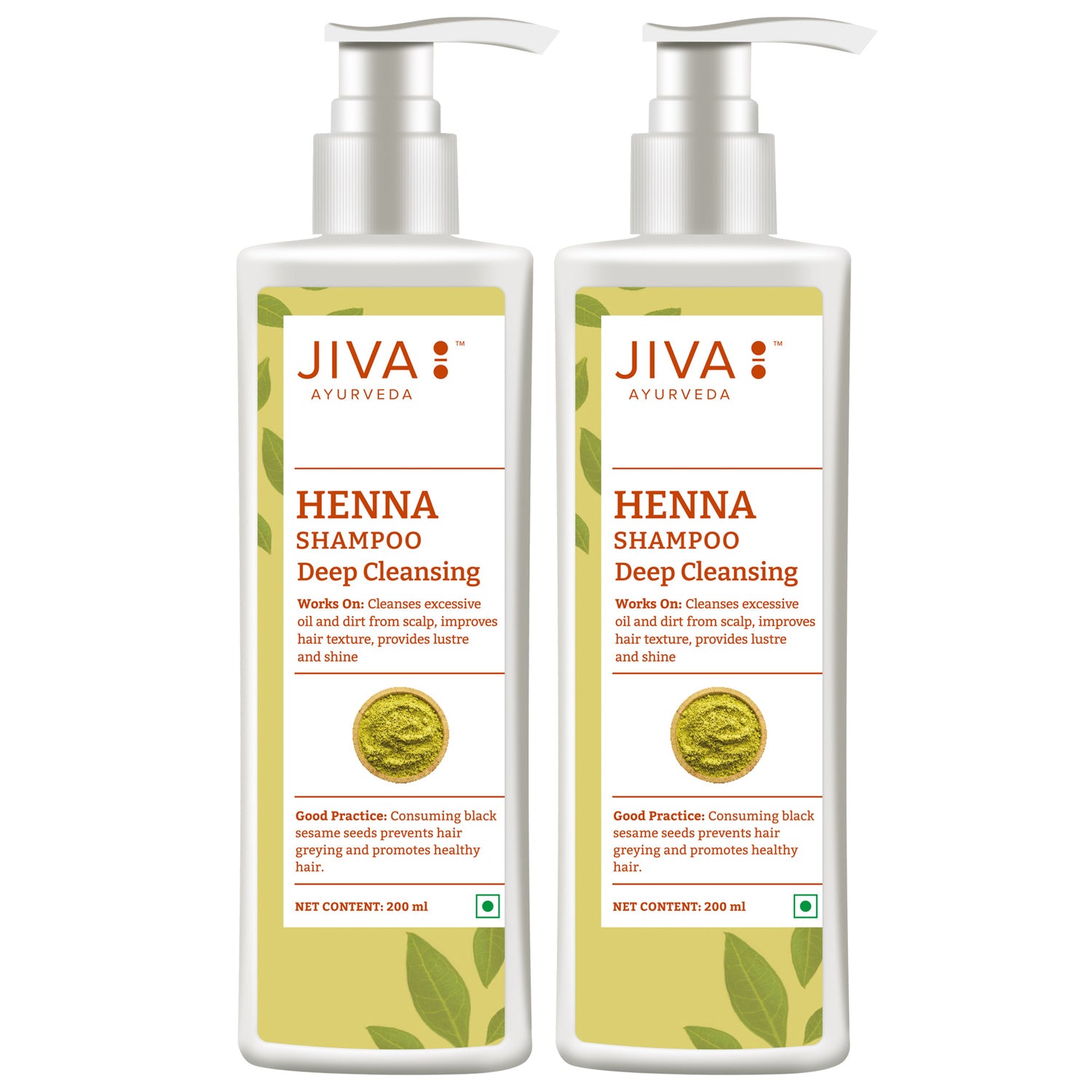 Jiva Ayurveda Henna Shampoo - Distacart