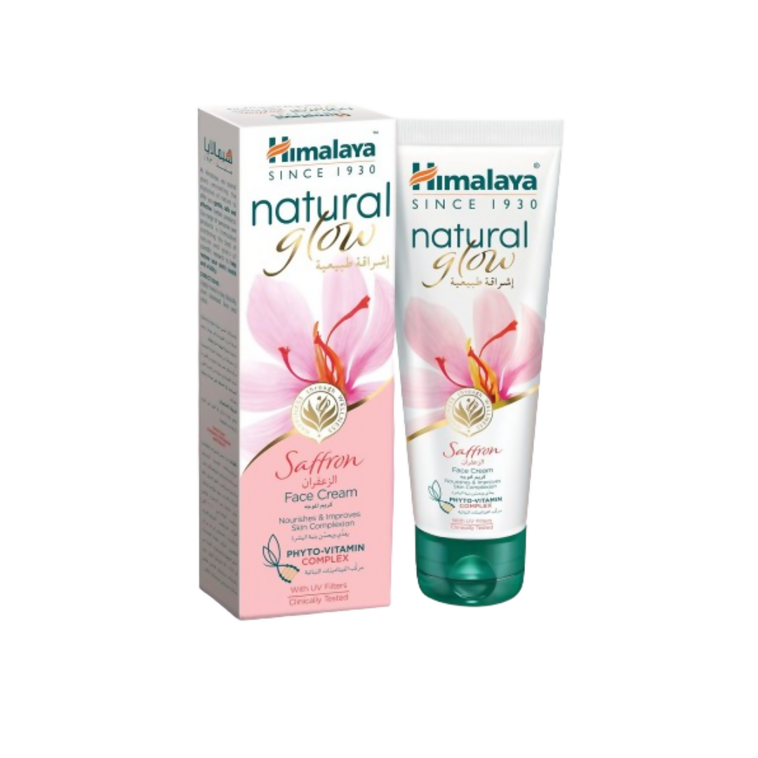 Himalaya Natural Glow Face Cream - Saffron - Distacart