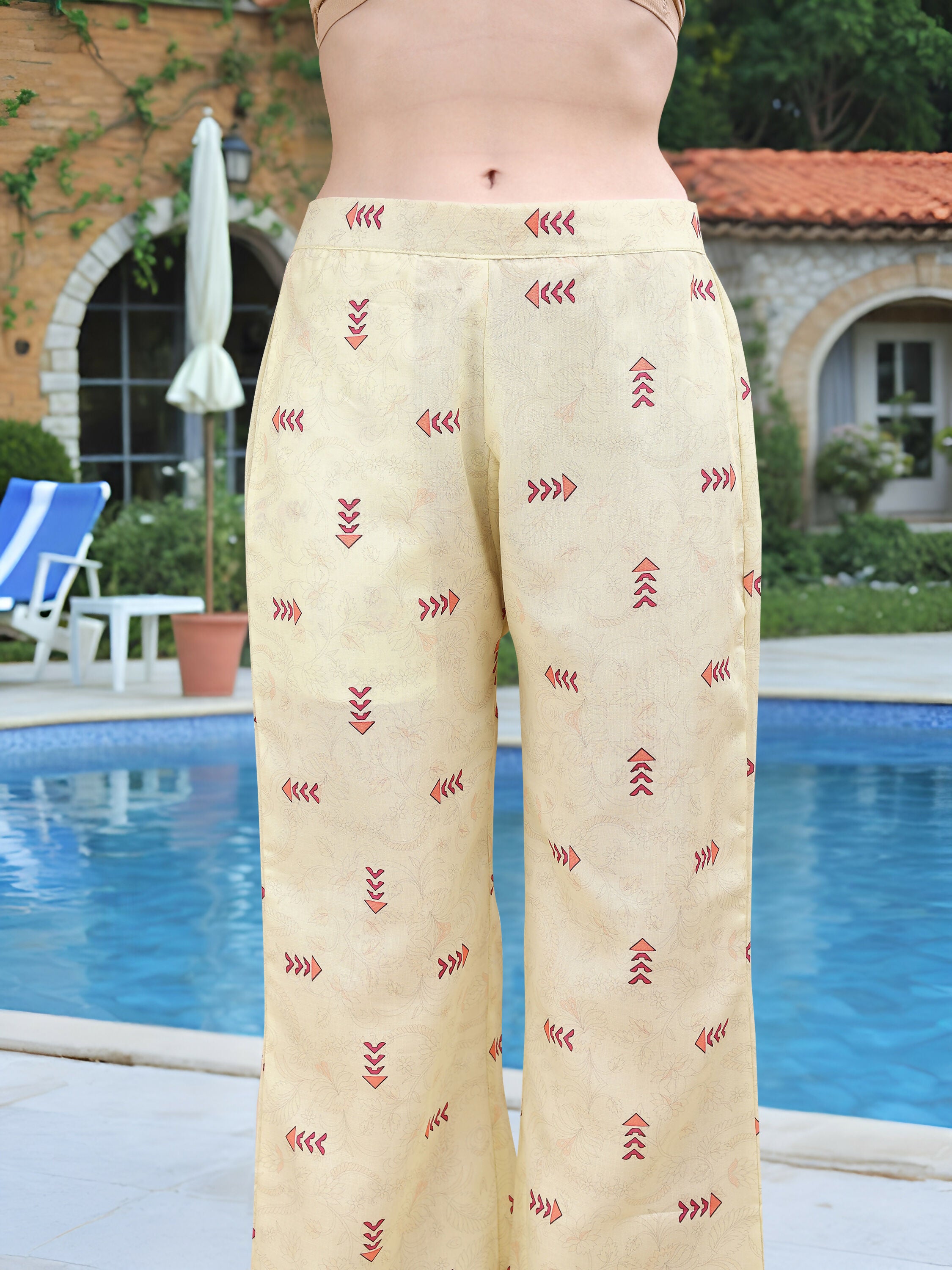 Joban Fashion Pista Position Digital Print With Position Foil Kurta Set