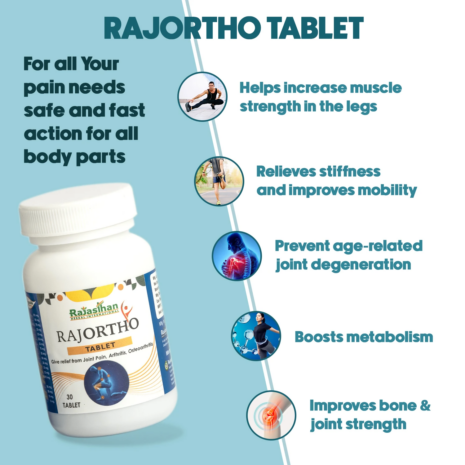Rajasthan Herbals Rajortho Tablets