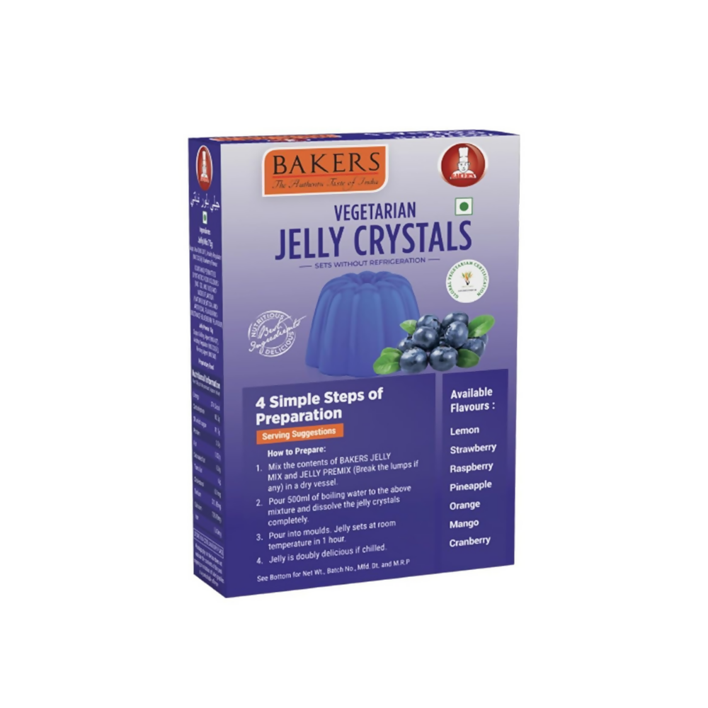 BAKERS Jelly Crystals - Blueberry Flavour - Dista