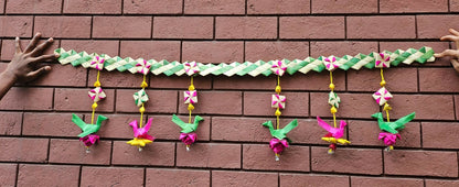 Shuddh Natural Hand Made Palm Leaf Parrot Bandhanwar - Distacart