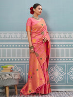 Thumbnail for Astita Gajari Silk Saree
