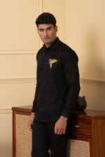 Thumbnail for Origami Bird Shaped Embroidery Shirt by Hilo Design