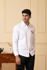 Thumbnail for Bird And Stem Embroidery Shirt by Hilo Design