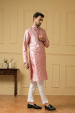Thumbnail for Pink Mirror Kurta by Hilo Design