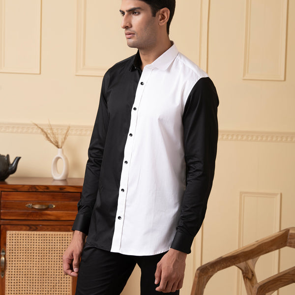 Black And White Shirt by Hilo Design - Distacart