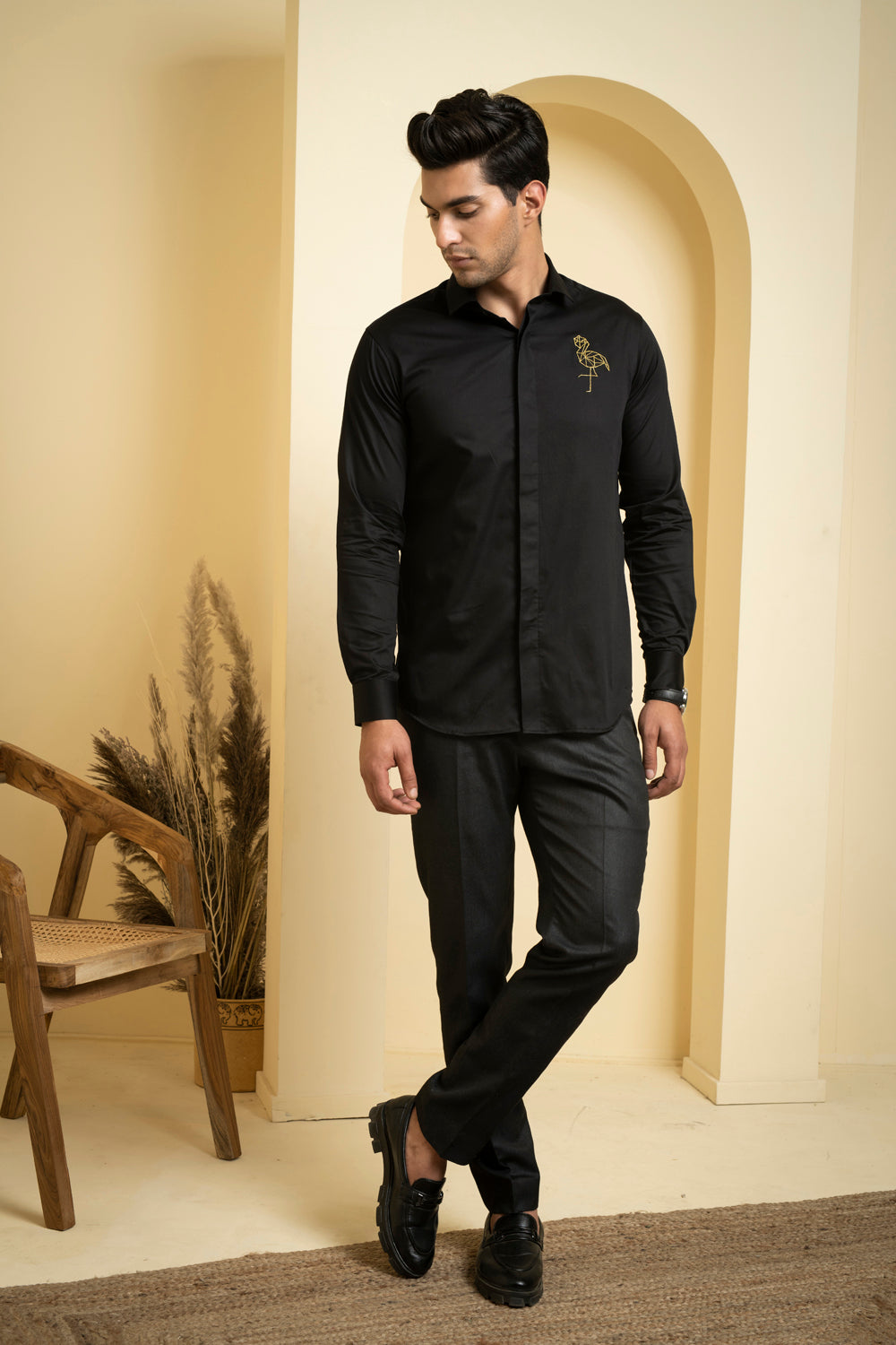 Perto Crane Shirt by Hilo Design - Distacart