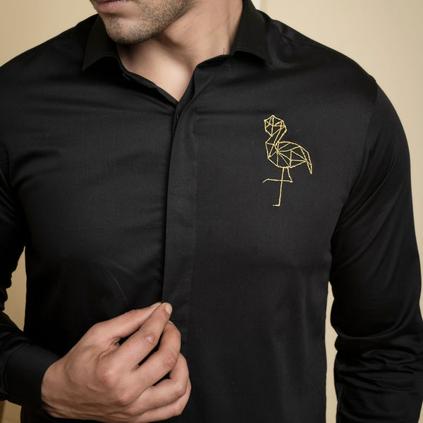 Perto Crane Shirt by Hilo Design - Distacart
