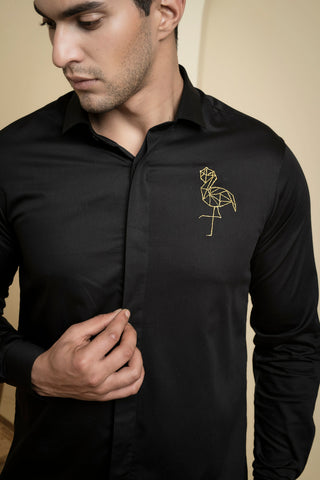Perto Crane Shirt by Hilo Design - Distacart