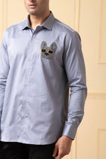 Thumbnail for Puppy Face Embroidery Shirt by Hilo Design