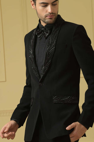 Black Blazer by Hilo Design - Distacart