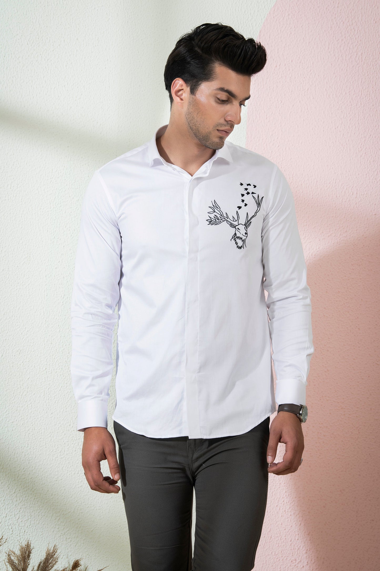 Bianco Reindeer Shirt by Hilo Design - Distacart