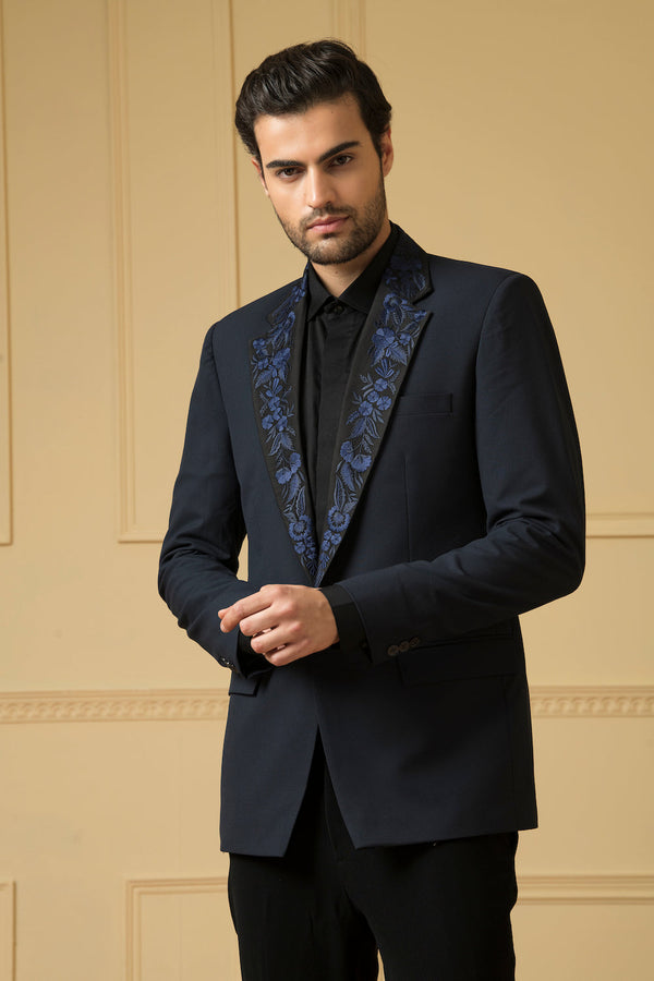 Buy Blue Blazer by Hilo Design Online At Low price