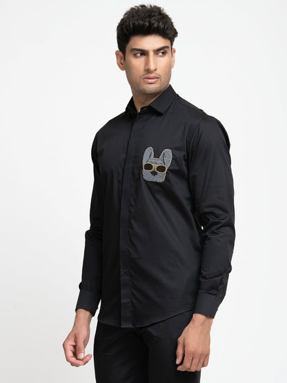 Dog Embroidery Shirt by Hilo Design - Distacart