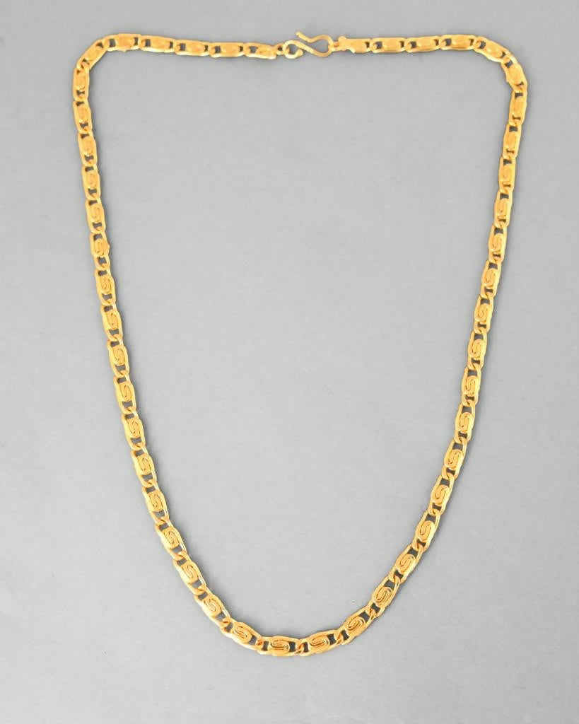 VOJ Gold-Plated Statement Chain - Distacart