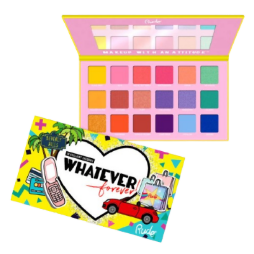 Rude Cosmetics Whatever Forever 18 Eyeshadow Palette - Distacart