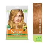 Thumbnail for Nisha Creme Hair Color for Women - Golden Blonde - Distacart