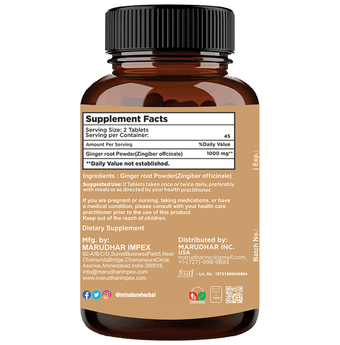Minature Ginger Tablet