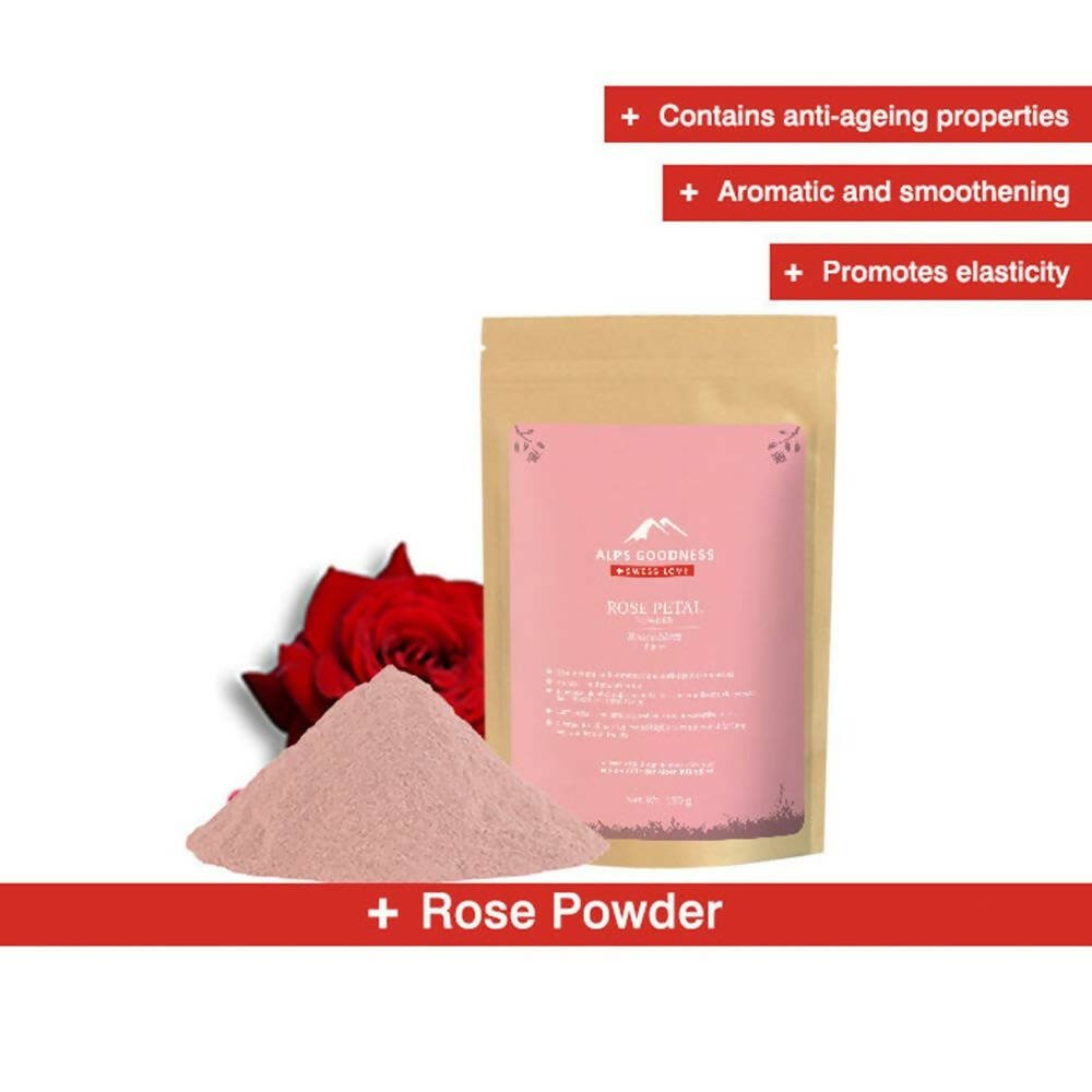Alps Goodness Rose Petal Powder - Distacart