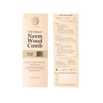 Thumbnail for The Pure Story Oil Infused Neem Wood Handle Comb - Distacart