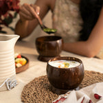 Thumbnail for Thenga Coconut Shell Artisan Soup Bowl & Soup Spoon - Dista