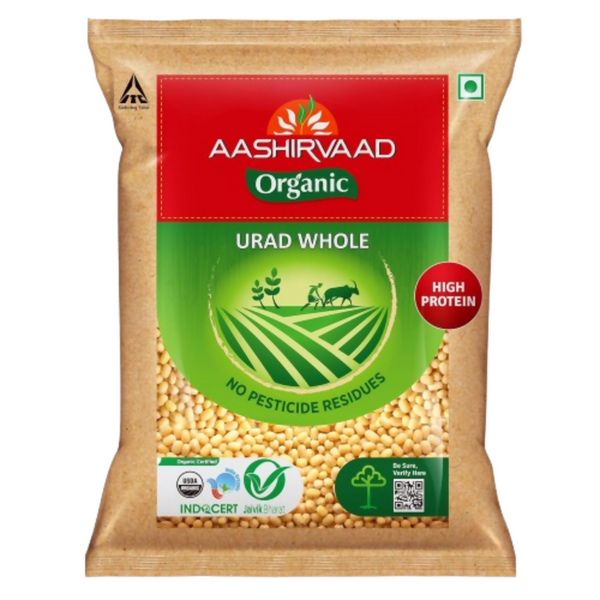 Aashirvaad Organic Urad Dal (Whole) - Distacart
